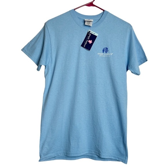 NWT Simply Southern T-shirt Blue Size Small - Picture 2 of 6